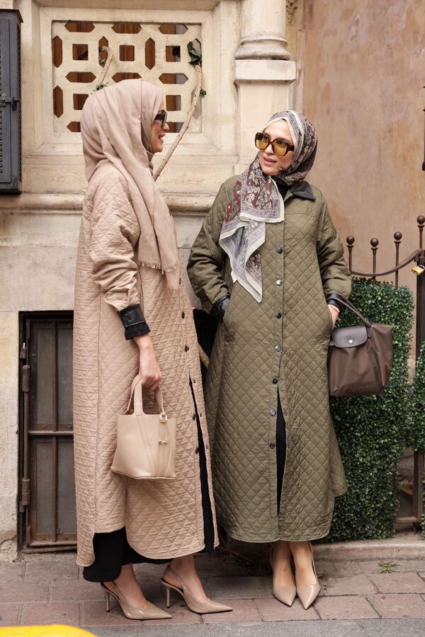 Kadın Kapitone Kap-Bej