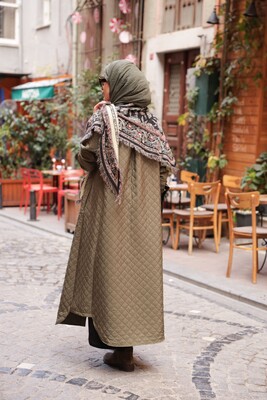 Kadın Kapitone Kap-Haki - Thumbnail