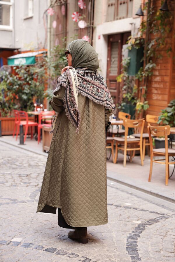 Kadın Kapitone Kap-Haki