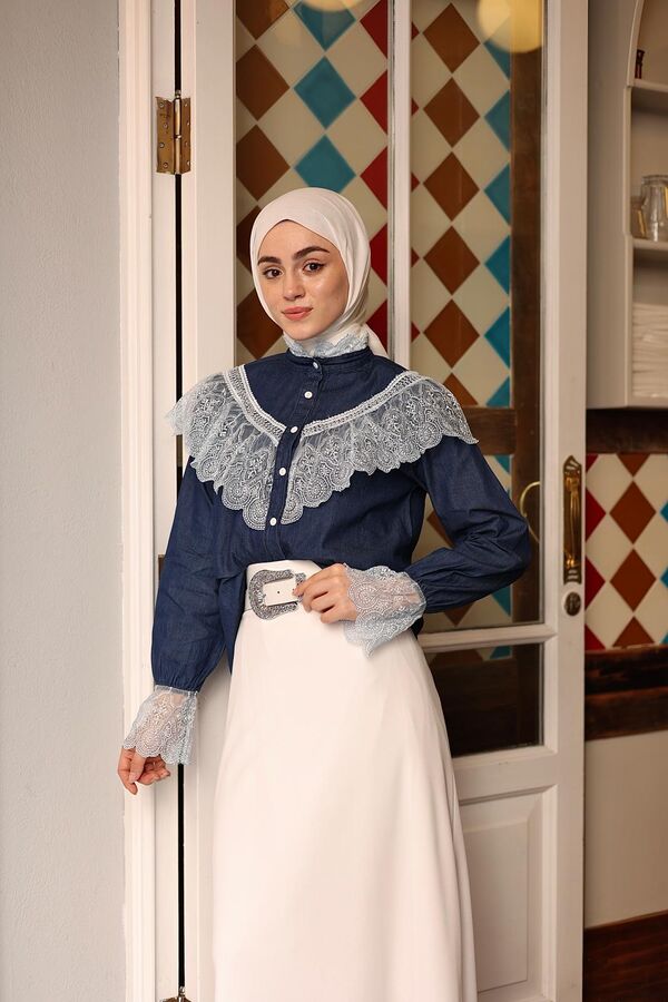 Kadın Kalem Etek-Beyaz