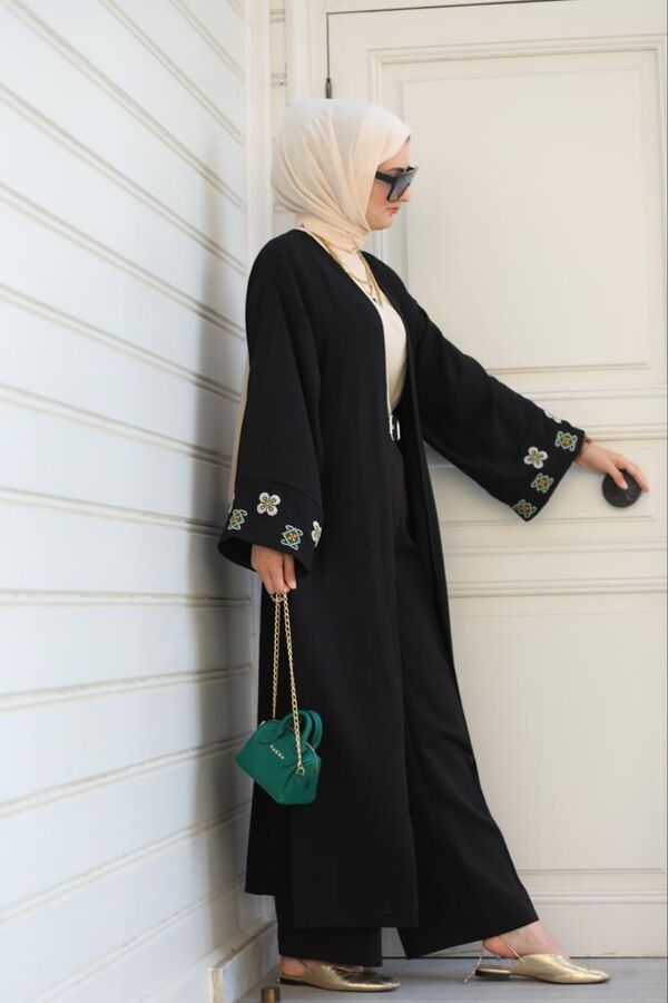 Kemerli Pantolon-Siyah