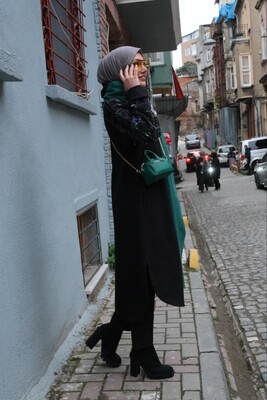 Esra Keküllüoğlu - Nisa Kap-Siyah Yeşil