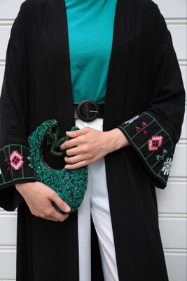 Yeni Kimono-Siyah - Thumbnail